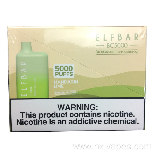 Best Flavour Disposable Vape Elf Bar 5000 Puffs